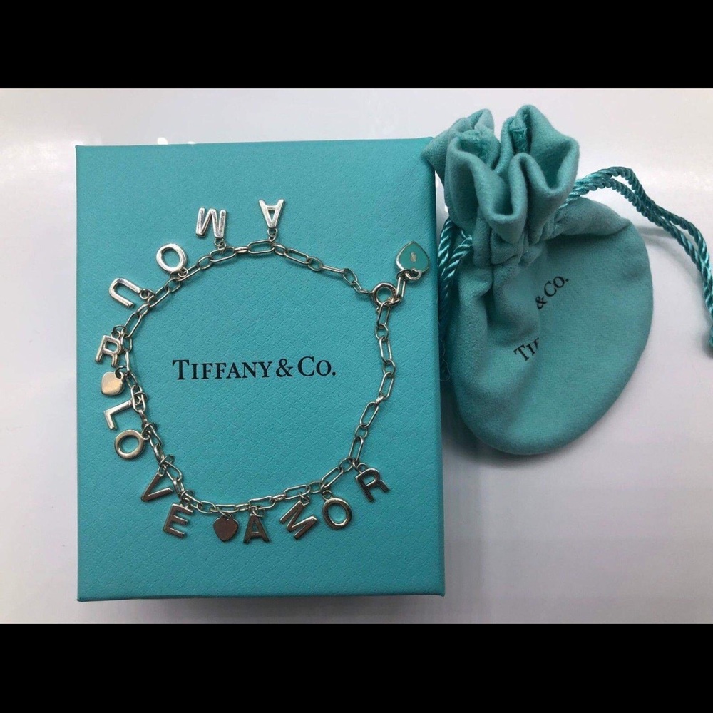 Tiffany & Co. Sterling silver Amour Love Bracelet